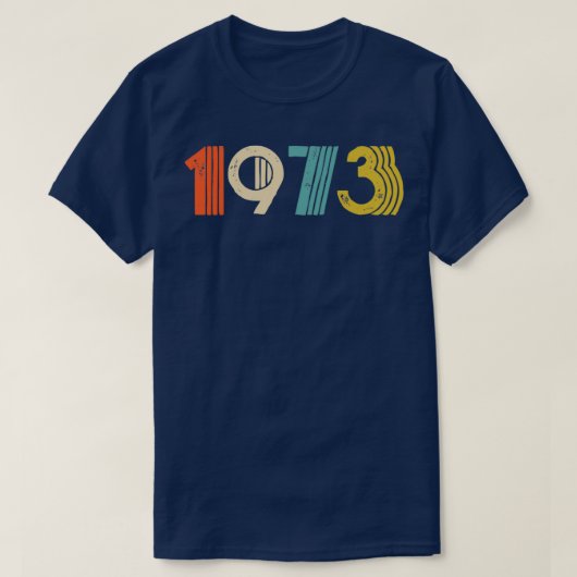 1973 45e verjaardagTShirt T-shirt (Design voorkant)