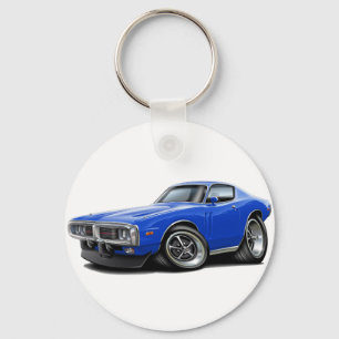 1973-74-lade: blauwe auto sleutelhanger