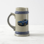 1973-74 Roadrunner Blue-White Car Bierpul (Links)