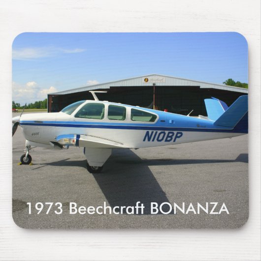1973 Beechcraft BONANZA Muismat (Voorkant)