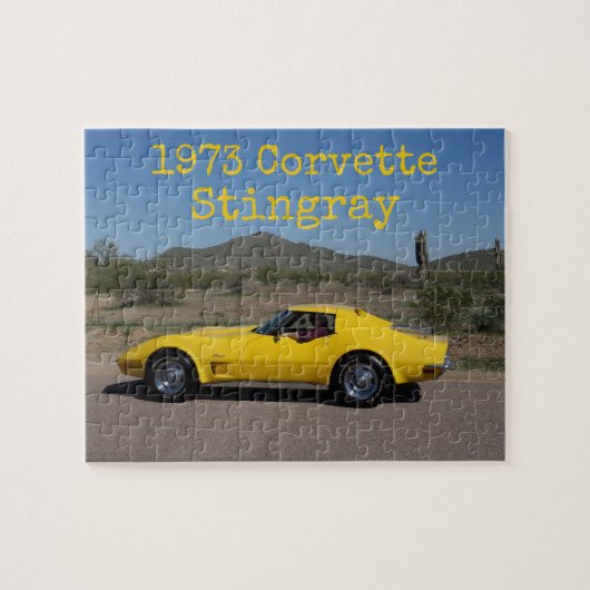 1973 Corvette C3 Stingray Puzzle Legpuzzel (Horizontaal)