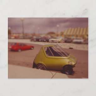 1973 Elektrische auto-miniatuur Briefkaart