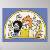 1973 FABULOUS FREAK BROTHERS SKETCH POSTER (Voorkant)