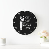 1973 Golfer Verjaardag 50e grappige Seventy Par Grote Klok (Huis)