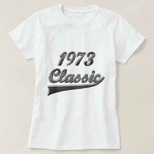 1973 Klassiek T-shirt (Design voorkant)