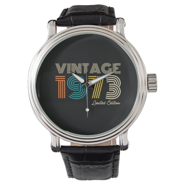  1973 Limited Edition 50th Birthday Horloge (Voorkant)