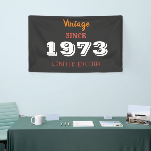 1973 Limited Edition Gift Banner – Retro (Beurs)