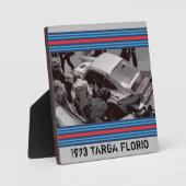 1973 RACING Tafelblad Plaque met Ezel Fotoplaat (Voorkant)