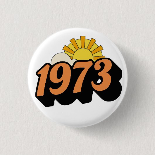 1973 RONDE BUTTON 3,2 CM (Voorkant)