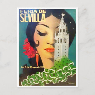 1973 Sevilla Spanje Feria de Sevilla  Briefkaart
