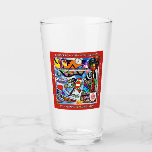 1973 SHS KLASSE REUNION HOUDEN SAKE MOK GLAS (Voorkant)