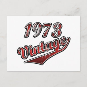 1973 Vintage Briefkaart