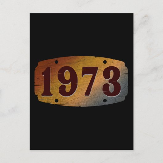 1973 VINTAGE BRIEFKAART (Voorkant)