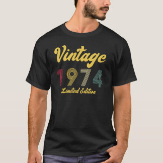  1974 50ste verjaardag cadeau Mannen T-shirt