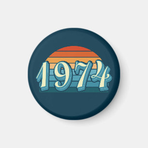 1974 50ste verjaardag magneet