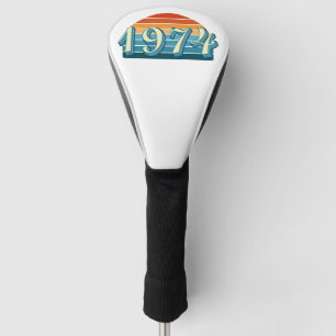 1974 52e Verjaardag Golf Head Hoesje Retro Golfheadcover