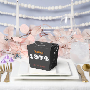 1974 52ste verjaardag gunst Boxen – Limited E Bedankdoosjes