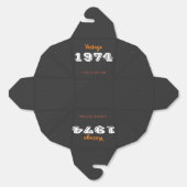 1974 52ste verjaardag gunst Boxen – Limited E Bedankdoosjes (Ongevouwen)