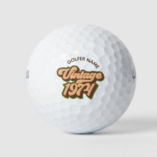 1974 Aangepaste golfballen (Voorkant)