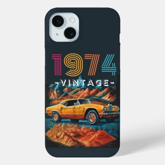  1974 coole auto Case-Mate iPhone case (Achterkant)