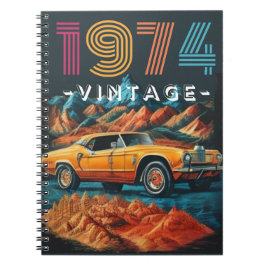  1974 coole auto notitieboek