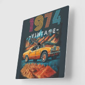  1974 coole auto vierkante klok (Hoek)