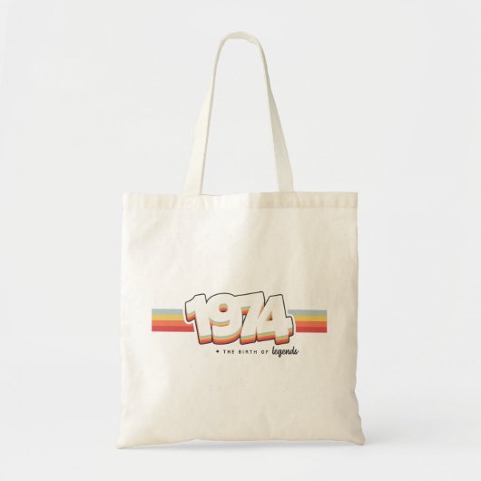 1974 De geboorte van legenden Tote Bag (Voorkant)