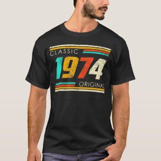 1974 Gemaakt in 1974 50ste verjaardag 50 jaar oud T-shirt