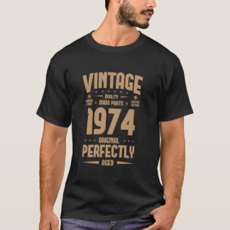  1974 Happy Fifty Years Oud Jubileum Bir T-shirt