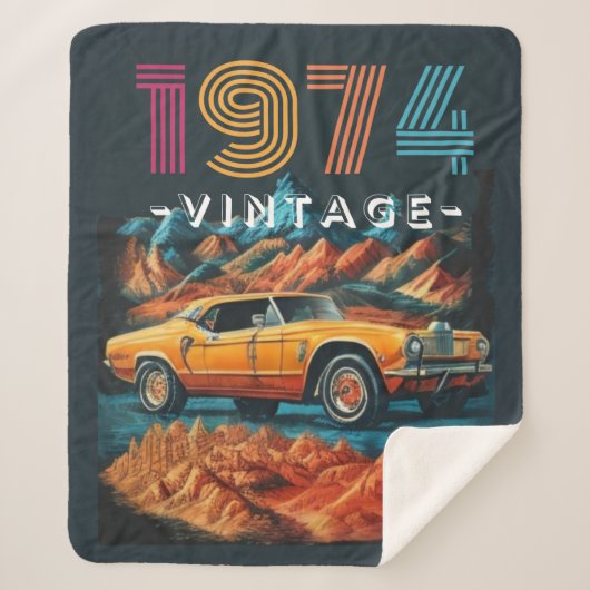  1974 koele auto Sherpa Deken (Voorkant)