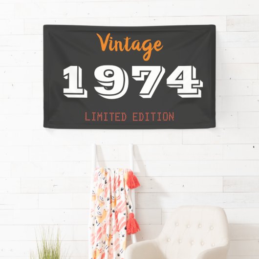  1974 Limited Edition Banner – Retro 52nd (Insitu)