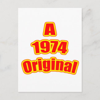1974 Origineel rood Briefkaart