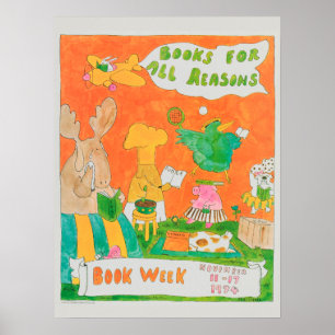 1974 Poster van de kinderboekweek