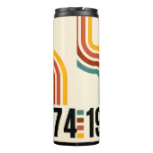 1974 Retro thermische getumbler Thermosbeker (Achterkant)