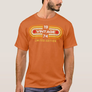 1974 Retro Video Game Stijl T-shirt