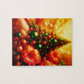 1974 Style Decorated Christmas Tree Legpuzzel (Horizontaal)