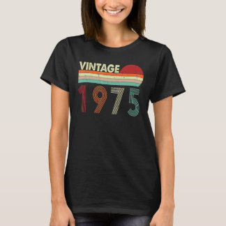 1975 48e verjaardag van de Vintage van de Retro 4 T-shirt