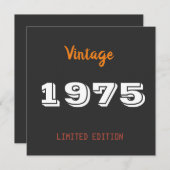  1975 50e Limited Edition Flat Kaart (Voorkant / Achterkant)