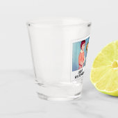 1975 50ste verjaardag foto shot glas (Links)