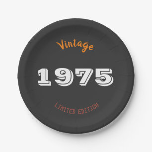  1975 - 50ste verjaardag Party Paper Borden Papieren Bordje
