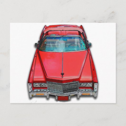 1975 Cadillac Eldorado Briefkaart (Voorkant)