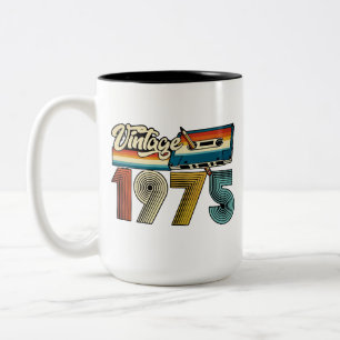 1975 Cassettebandje Mok – Retro 70s Coffee
