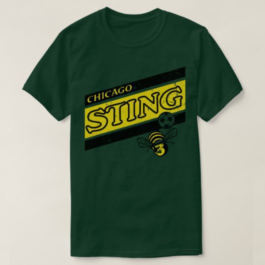 1975 Chicago Sting  Voetbal T-shirt (Design voorkant)
