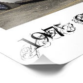 1975 Corvette strandfoto Foto Afdruk (Hoek)