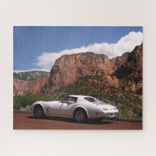 1975 Corvette & Zion National Park Puzzle Legpuzzel