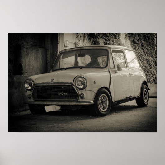 1975 Innocenti Mini Cooper 1300 Poster (Voorkant)