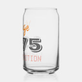 1975 Limited Edition 50th Birthday Can GLA Blikvorm Glas (Achterkant)