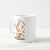1975 Mug de café Retro Spring Bunny (Devant gauche)
