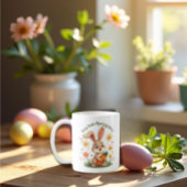 1975 Mug de café Retro Spring Bunny