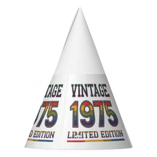 1975 Paper Party Pet Feesthoedjes (Links)